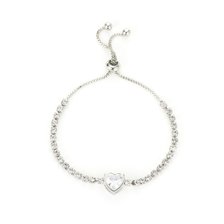 Full-Diamond Drawstring Adjustable Bracelet - Multi-Color Light Luxury Sparkling Bracelet