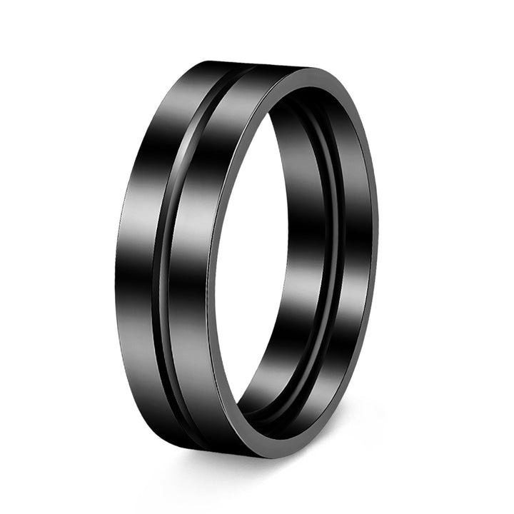 Minimal Love Eternal Multi-Color Minimalist Couple Rings