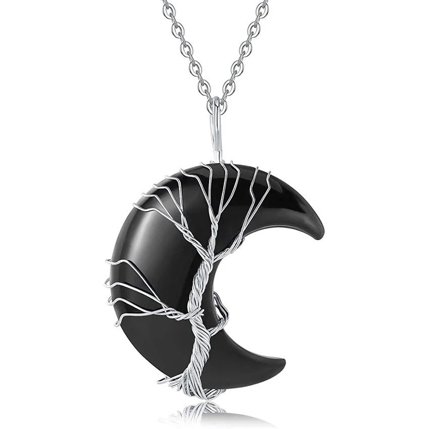 Multi-Style Obsidian Energy Necklace - Men's Personalized Mystical Spiritual Accessory
