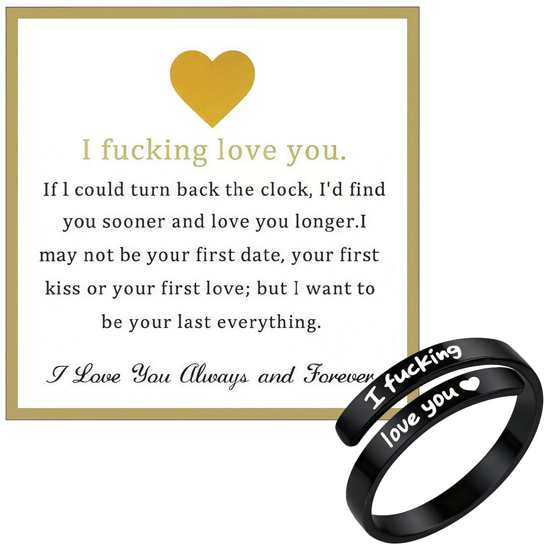 I Fvcking Love You Ring – a daily reminder gift for your beloved