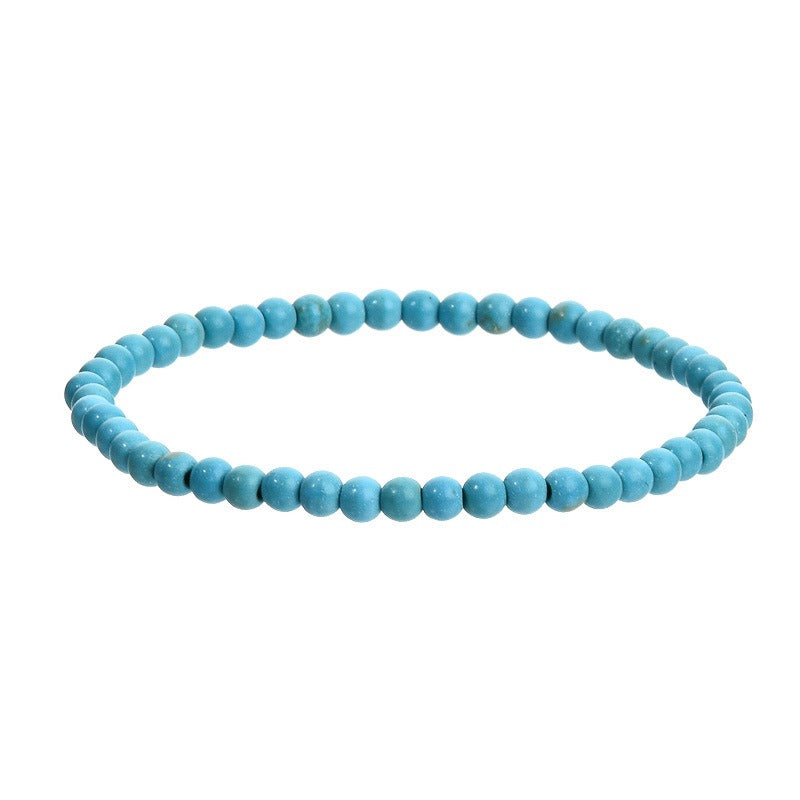 Multi-Color Natural Crystal Agate Bracelet - Minimalist Beaded Spiritual Energy Accessory, Multi-Functional Personalized Bracelet