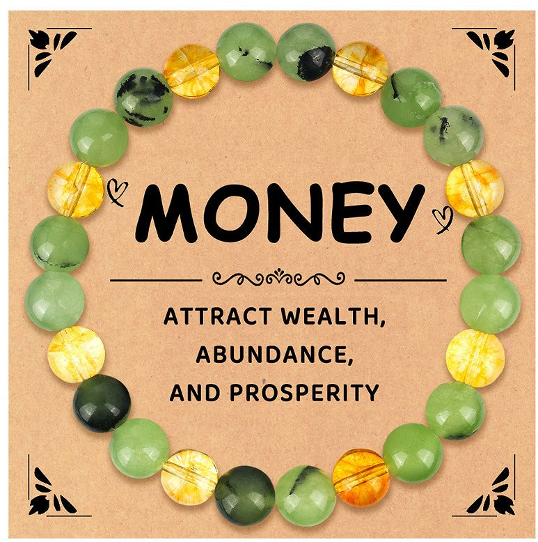Multi-Functional Natural Crystal Bracelet Series - Over 30 Styles of Energy Stone Bracelets for Wealth Attraction, Calming, Protection, Anxiety Relief - Personalized Spiritual Accessories