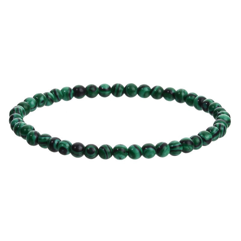 Multi-Color Natural Crystal Agate Bracelet - Minimalist Beaded Spiritual Energy Accessory, Multi-Functional Personalized Bracelet