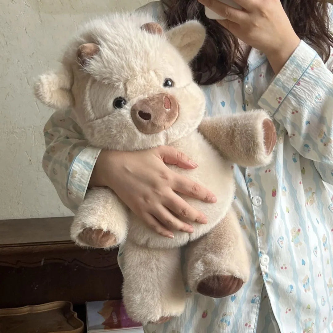 Adorable & Furry Highland Cattle Soft Toy