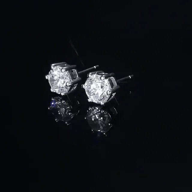 Classic Moissanite Earrings（2PCS）